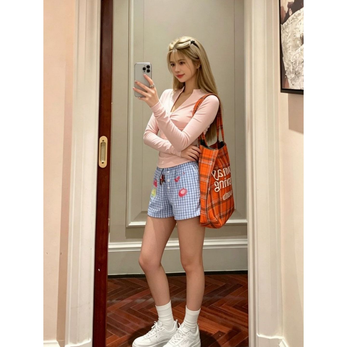 Korean Slimming Base Layer Top Women Summer Short Sleeve Pullover